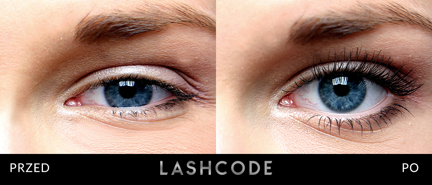 Lashcode przed po